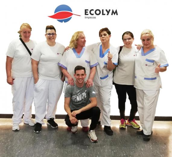 Foto de grupo de personal de Ecolym Limpiezas Granada